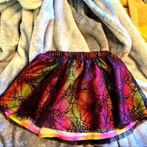 Halloween spiderweb tutu